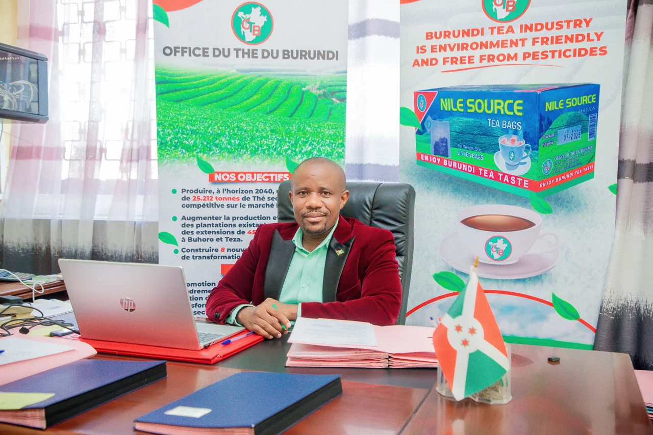 Ir MUKUNDWA Gilles, Directeur Général de l'Office du Thé du Burundi